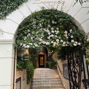 式場に入る門。雰囲気が良かった。