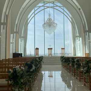 写真でも感じでいた豪華さと相違なく、実際も豪華！迫力！の言葉に尽きるチャペルでした！