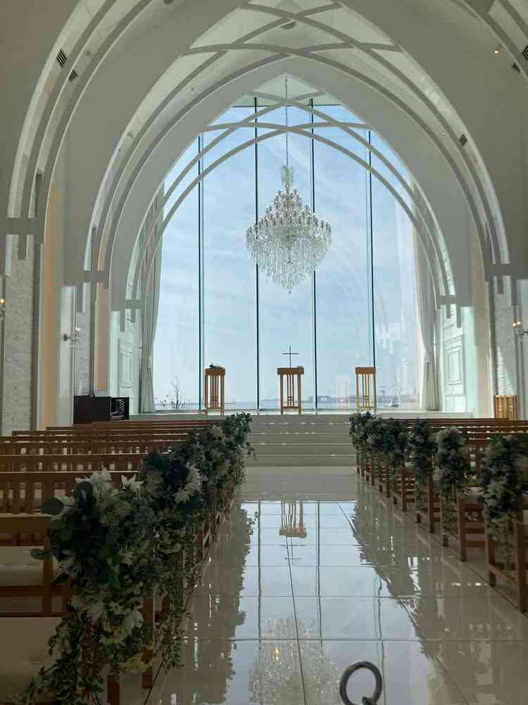 写真でも感じでいた豪華さと相違なく、実際も豪華！迫力！の言葉に尽きるチャペルでした！