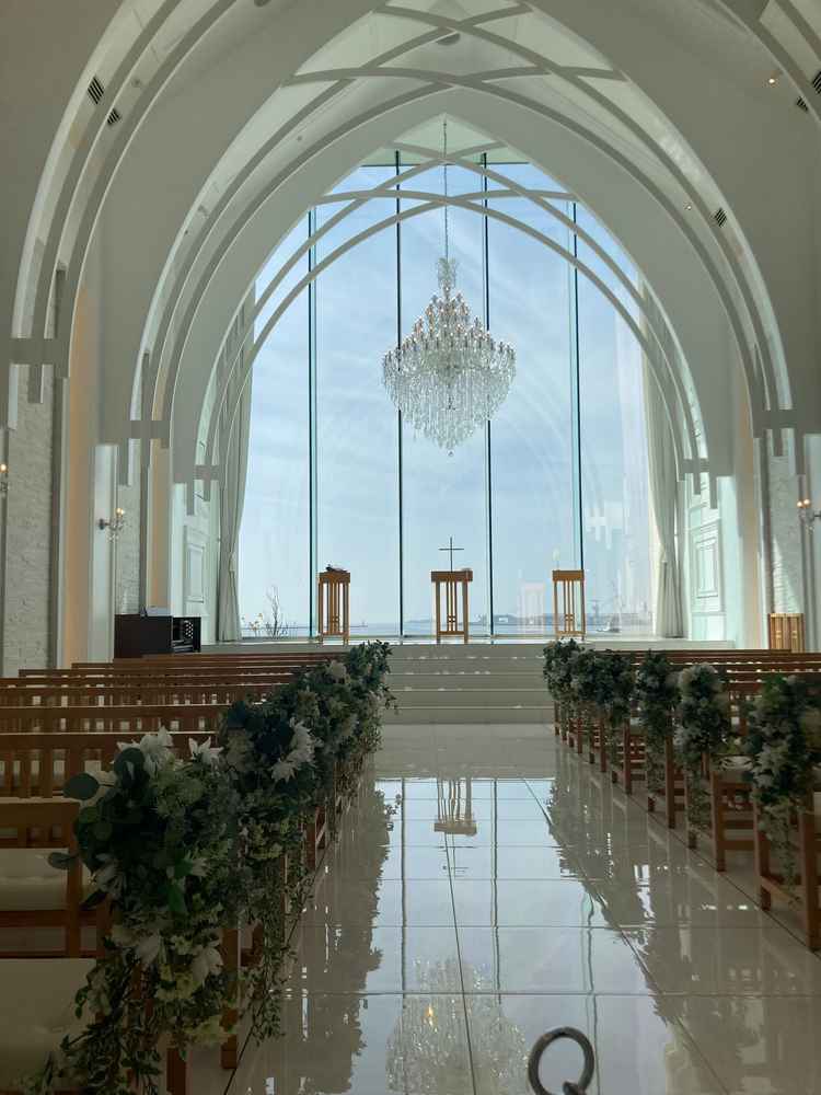 写真でも感じでいた豪華さと相違なく、実際も豪華！迫力！の言葉に尽きるチャペルでした！