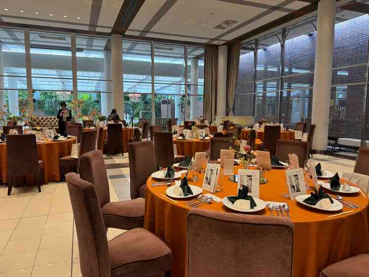 私が見学した際は、オレンジとグリーンにカラーを合わせた演出でそのまま真似したいくらいにかわいかった。