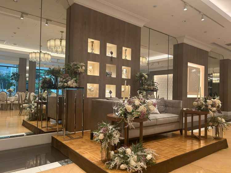 披露宴会場も広々としていて高級感もあり良かったです。