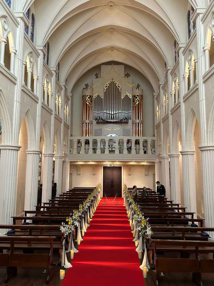 チャペル（新郎新婦側からの景色）