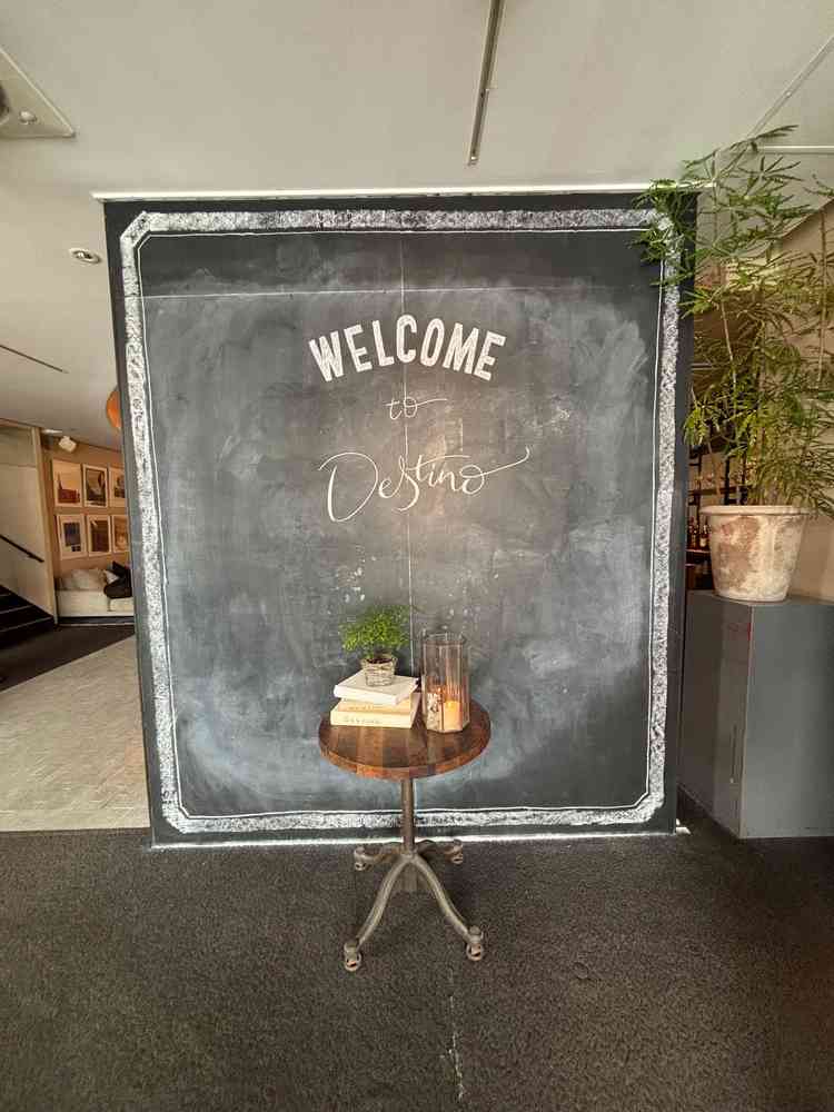 ウェルカムボードに色々と書き込めると聞いた。