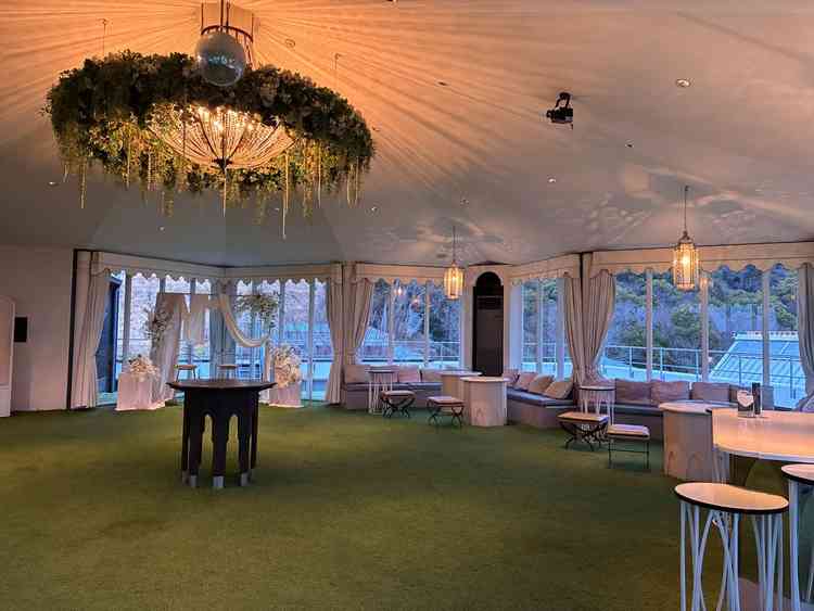 スイーツブッフェの会場が披露宴会場とは別にあり、ゲストと話せる時間が多いと感じた