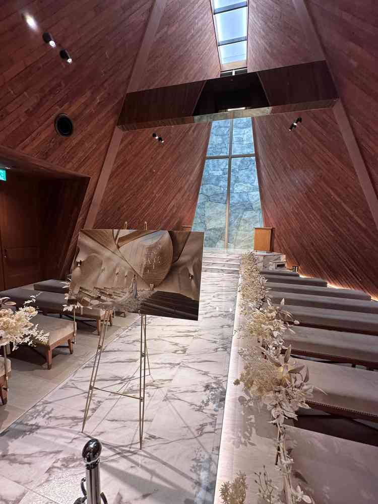 チャペルはわたしが理想とするそのものでした。