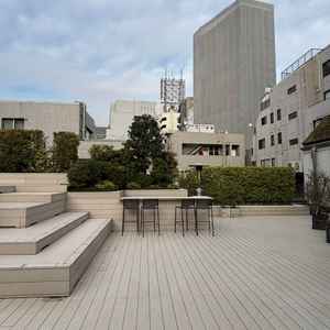 披露宴会場から外に出れるようになっています。