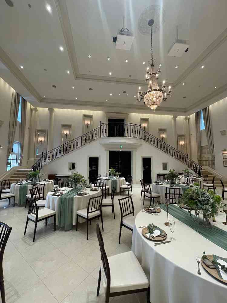 披露宴会場の階段！実際に見てより素敵で好印象でした！