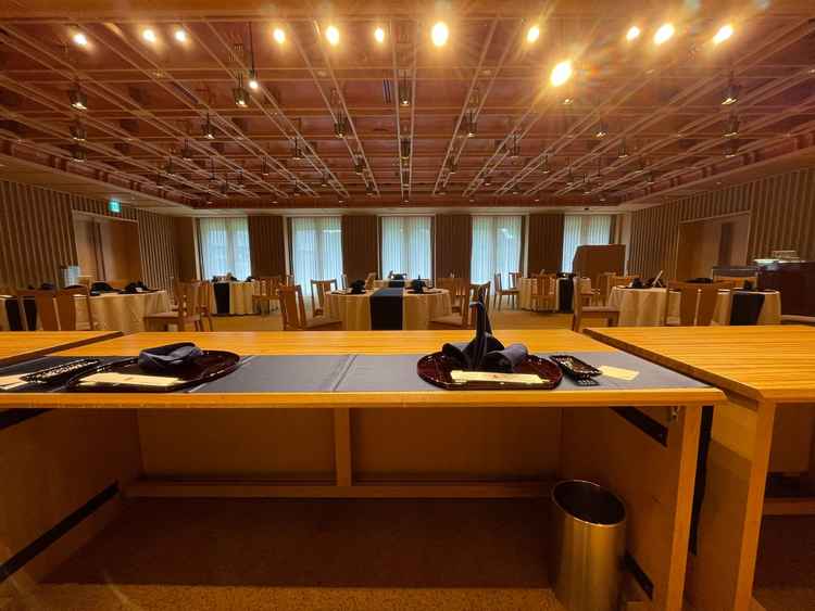 披露宴会場の相生