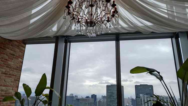 チャペルのチェアからの景色も素敵でした