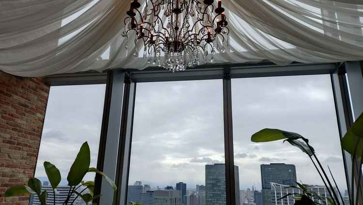 チャペルのチェアからの景色も素敵でした