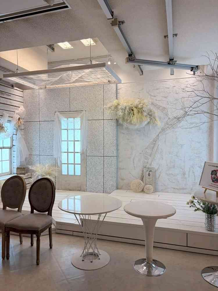 撮影スタジオのセット