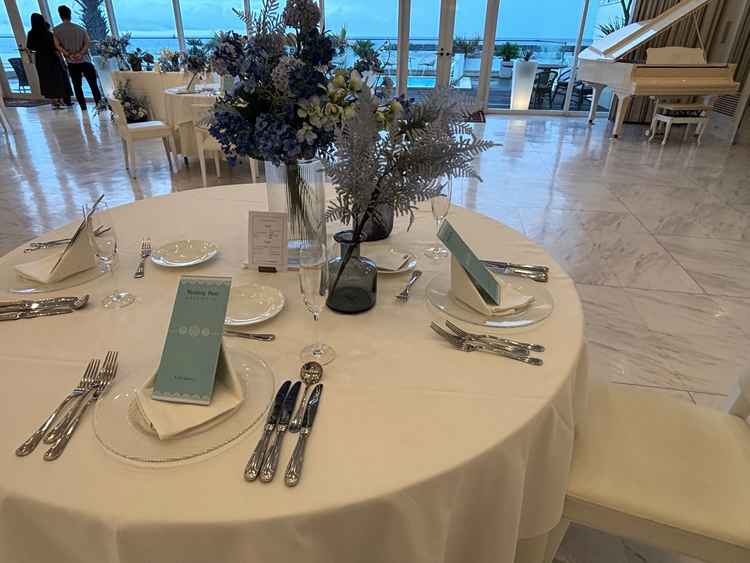 テーブル周りも素敵でした。