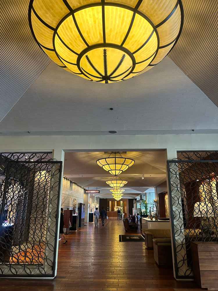 写真映えするロビー