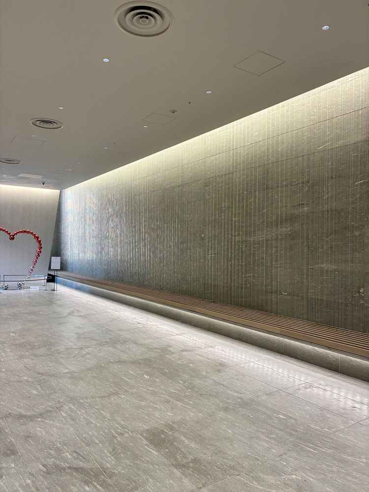 チャペルの前には、天井から水が流れており、水の音を聞き癒されながら過ごすことができました！