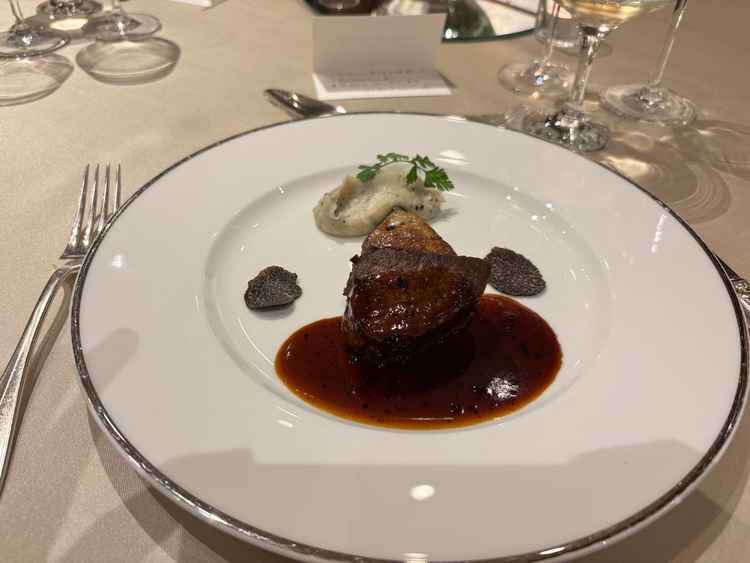 試食の牛フィレ肉です。美味しかったです。