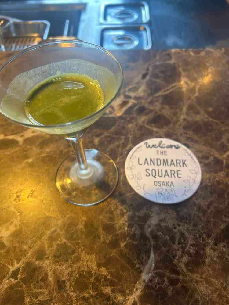 ウェルカムドリンクで京都の抹茶を使ってます。美味しかったので家でも飲みたい