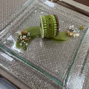 抹茶のデザートは、甘すぎず、甘いものが苦手な私でもとても美味しく、また食べたいと思いました。