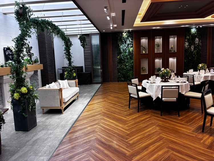 フォトスポットもあり高砂もあり素敵だった