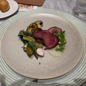 試食の中料理　トリュフ塩でとても美味しかった