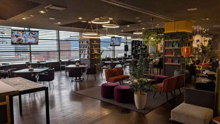 ゲストの待機場所。細部までこだわった内装に感動しました。