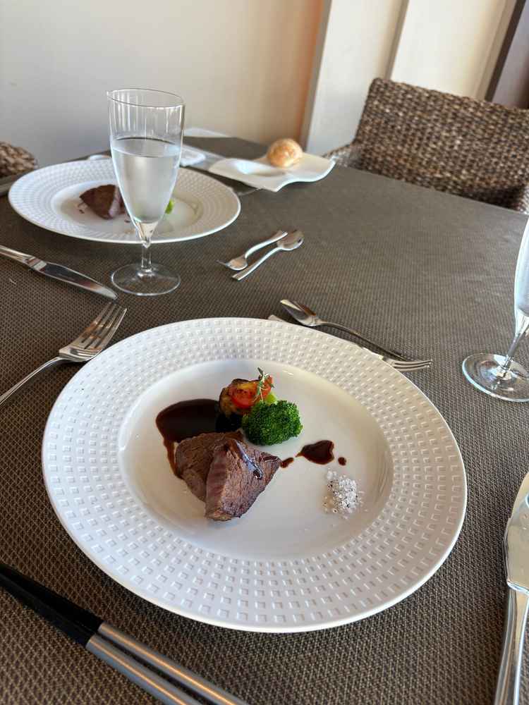 今まで食べた中で1番柔らかいといっても過言ではないお肉。美味しかったし、量も十分ありそう。