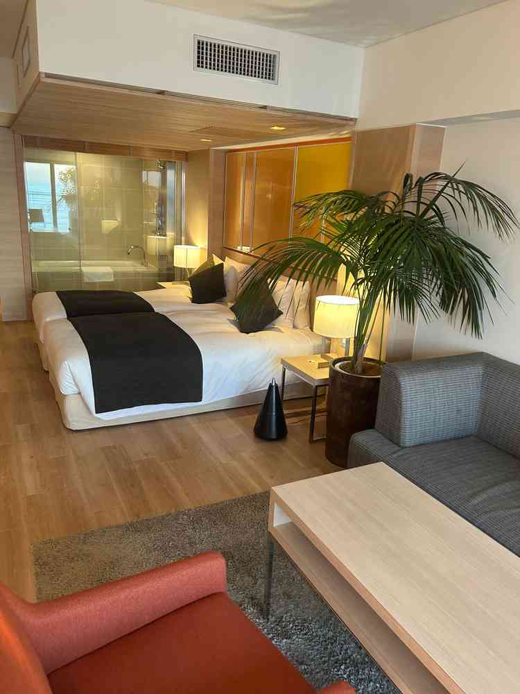 宿泊する際の部屋のひとつ