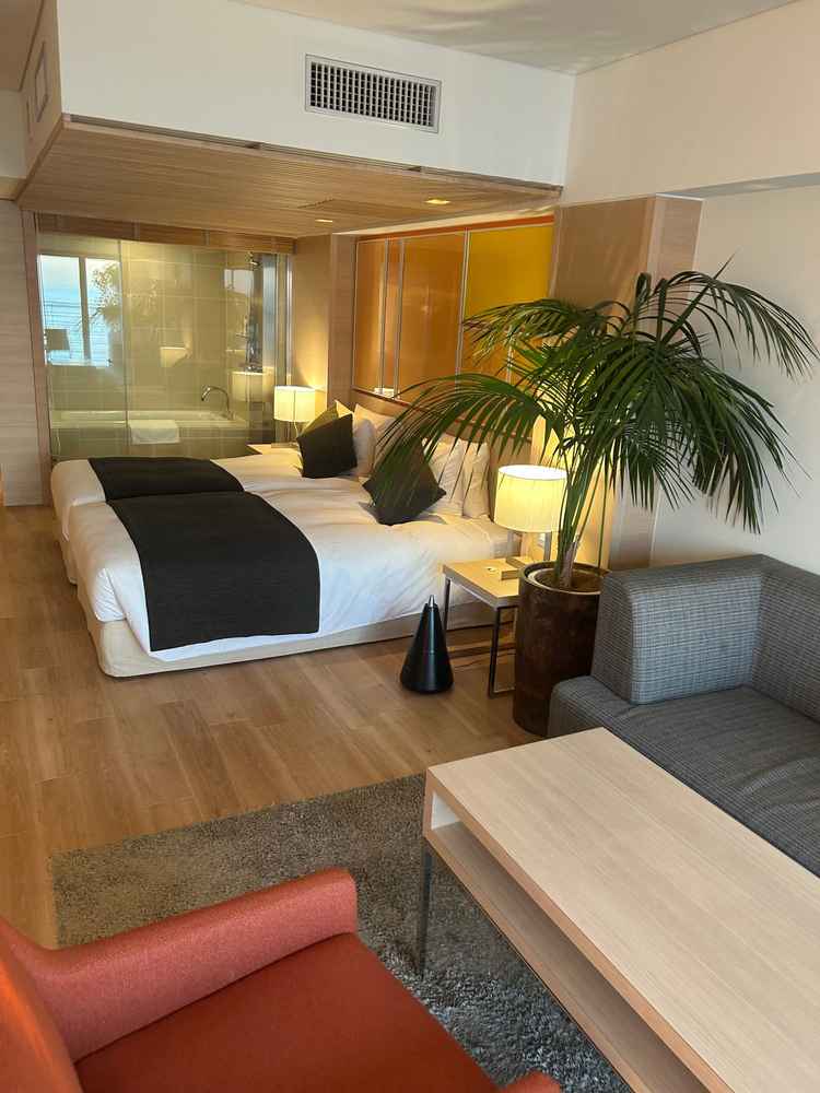 宿泊する際の部屋のひとつ