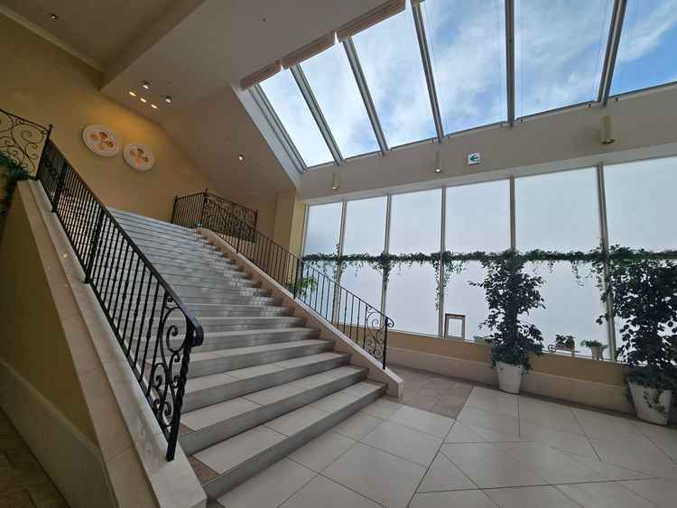 天候にかかわらず楽しめるガーデンも魅力的でした