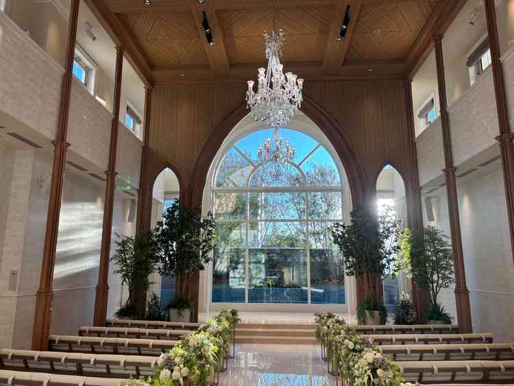 新しく出来たチャペルです。