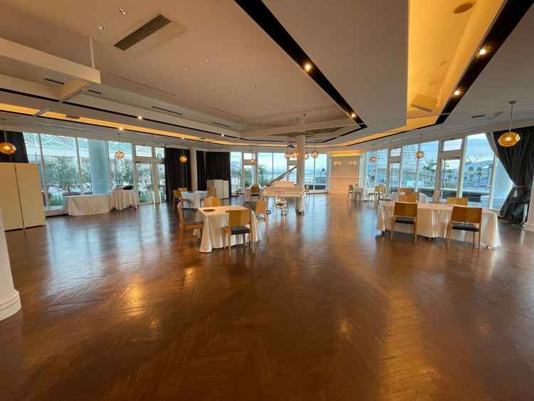 内観写真。開放感があって広々としていました。