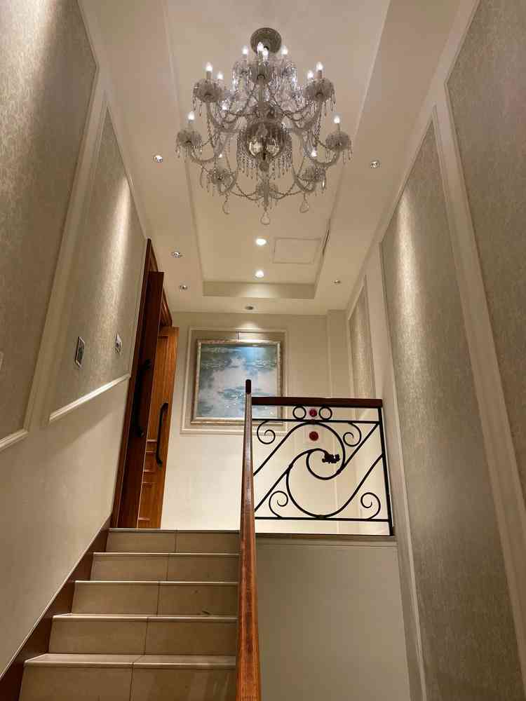 人気フォトスポットの階段。