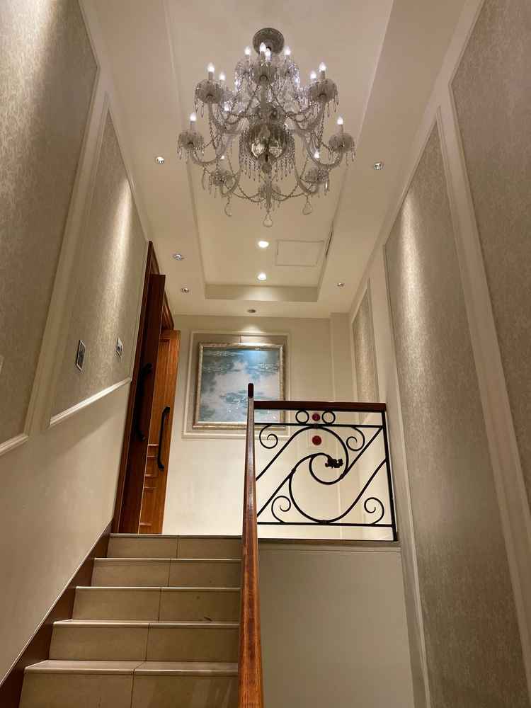 人気フォトスポットの階段。