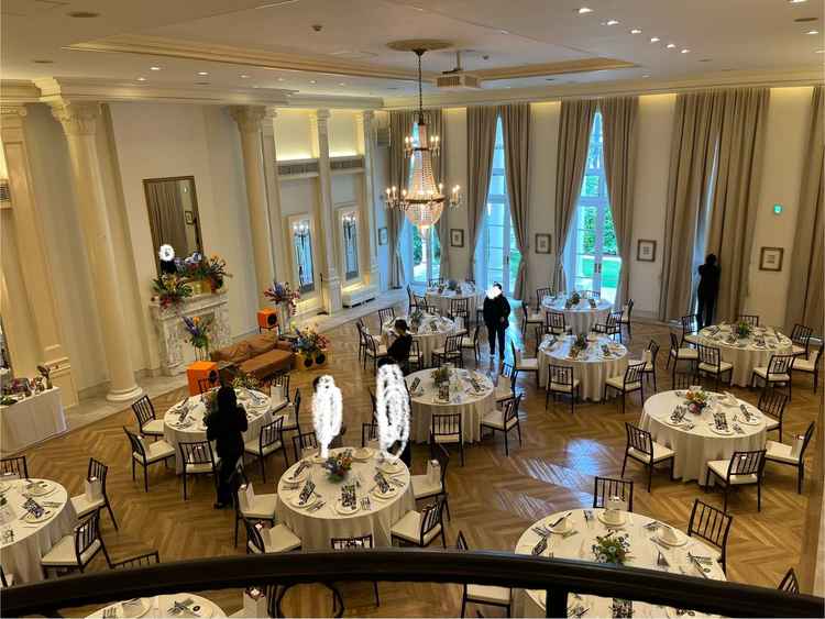 木目調のフロアが暖かみがあって素敵でした