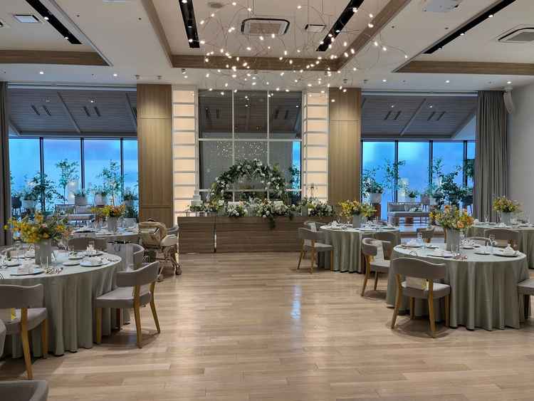 リアンという会場で緑がとっても素敵だった