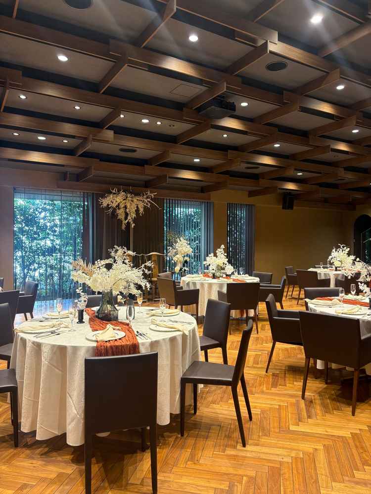 披露宴会場です