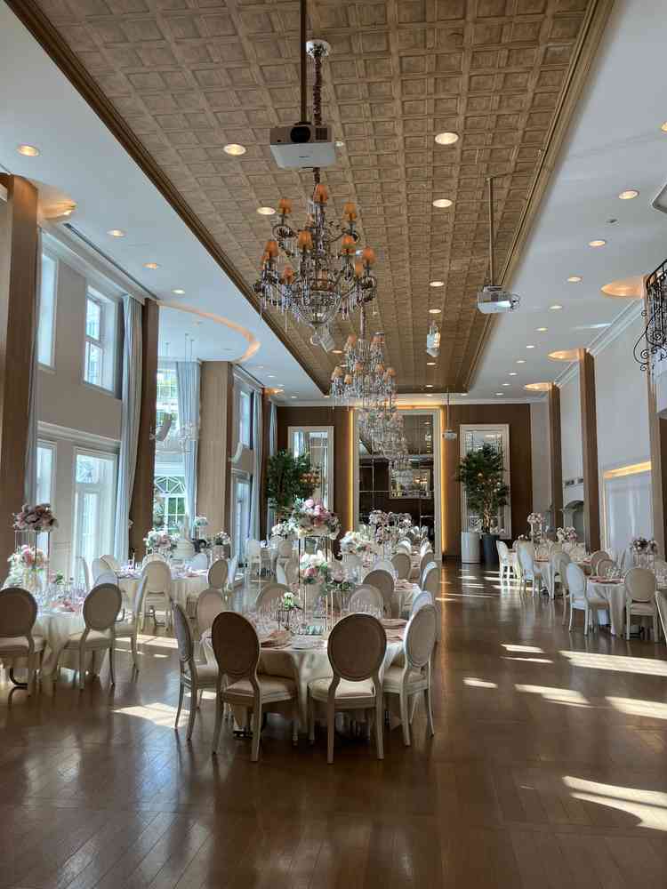 サンタモニカ邸の披露宴会場