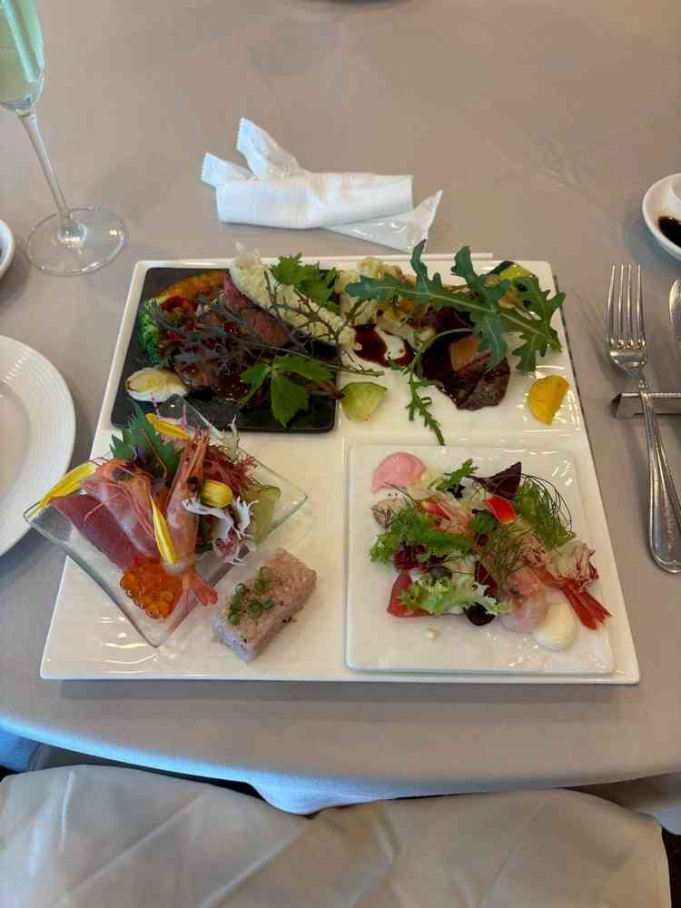 試食したお料理です。