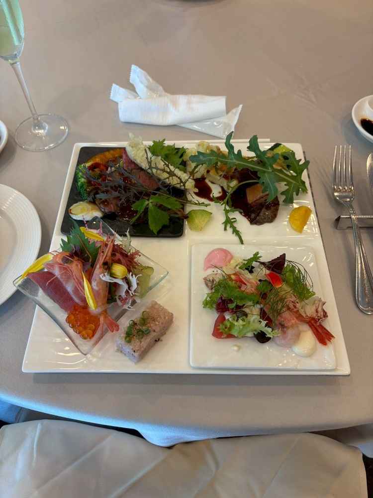 試食したお料理です。