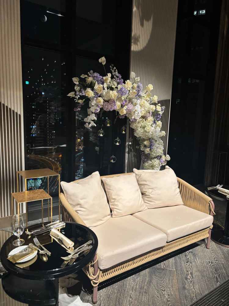 装花が素敵でした。