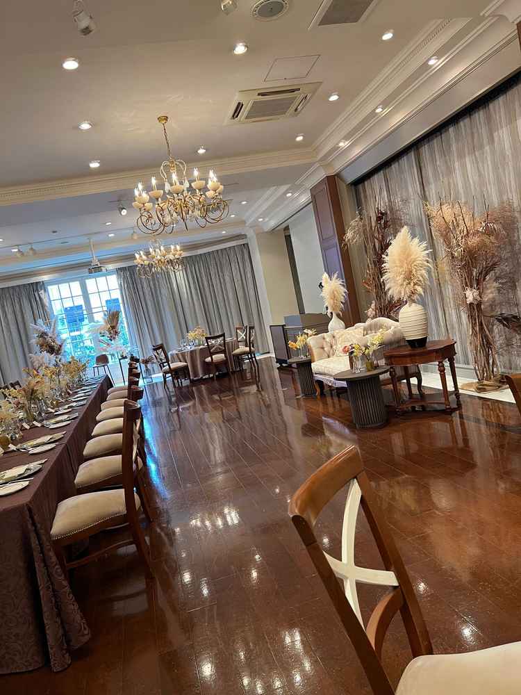 横長の披露宴会場