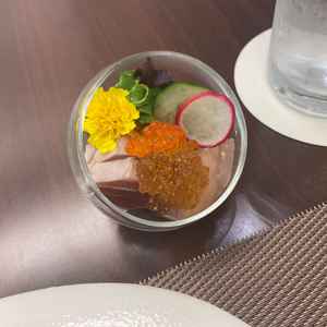 試食のお刺身