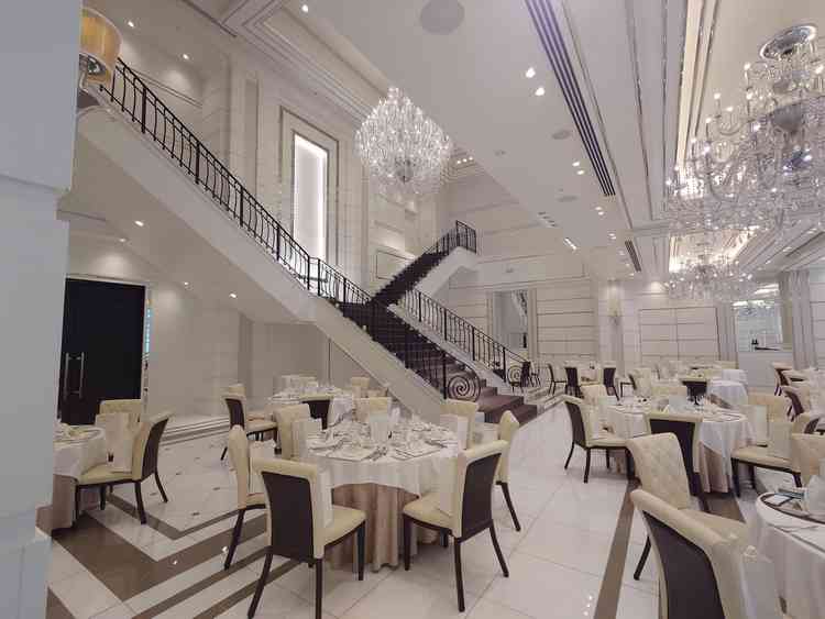 かわいい雰囲気の会場