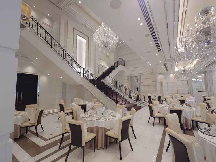 かわいい雰囲気の会場