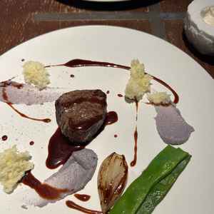 メイン料理の試食。お肉が柔らかかったです。