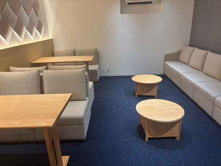 親族ゲストの待合スペースです