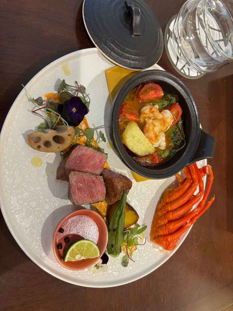 料理のレベルが非常に高く見た目も洗練されている