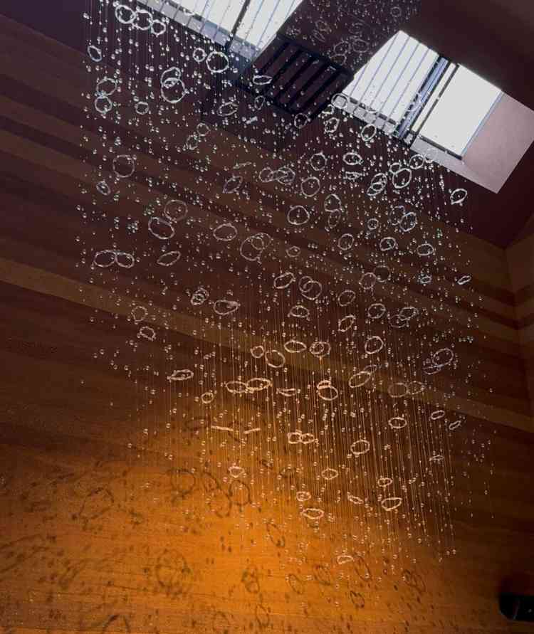 天窓からの自然光が前の方を際立たせてていい