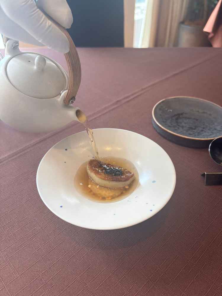 試食　〆のフォアグラのお茶漬け