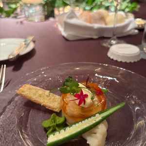 試食した前菜。おいしかったです。